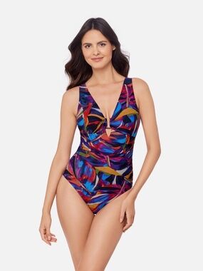 Magicsuit Mariachi Kristi One Piece Swimsuit Size 16 Slimming NEW